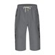 thumbnail image 2 of Pantalones cortos cargo para hombre con múltiples bolsillos: poliéster resistente, largo medio, perfectos para actividades al aire libre y para combinar con camisetas., 2 of 8