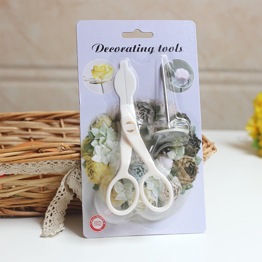 1Pcs Piping Flower Scissors Nail Icing Bake Cake Decorating Cupcake Pastry rrty