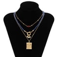 thumbnail image 3 of Hip-hop Ins Feng Rhinestone Tassel Necklace Female, 3 of 5