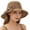 Coffee, variant on Straw Hat with Bow Only Moment Floppy Big Beach Straw Hats for Women Nylon,Spandex Wide Brim Packable Travel Bucket Hats Upf 50+ Pink,M