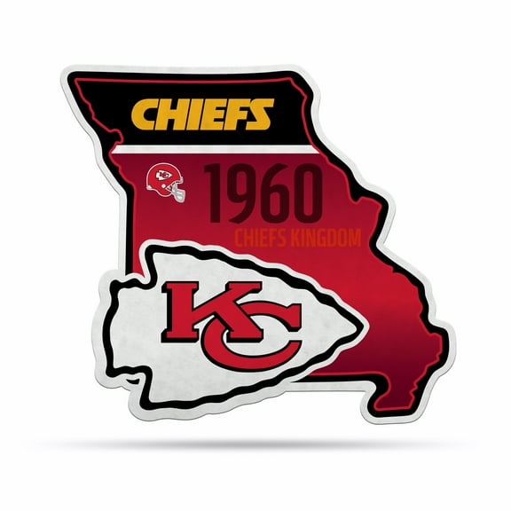 Chiefs 18" State Shape Pennant