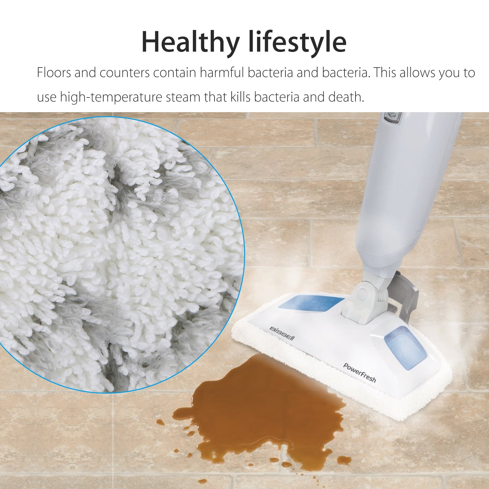 Washable Replacement Cleaning Pads for Shark Steam Mop for Convenient Remove and Clean