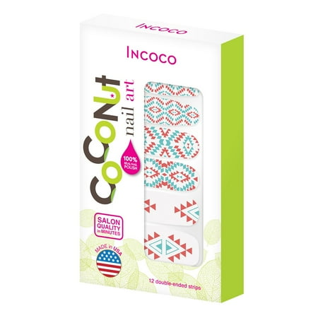 Coconut Nail Art by Incoco Nail Polish Strips, Desert Rose