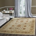 thumbnail image 3 of SAFAVIEH Antiquity Bernadette Floral Bordered Wool Area Rug, Grey Beige/Sage, 7'6" x 9'6", 3 of 9
