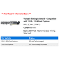 thumbnail image 2 of Variable Timing Solenoid - Compatible with 2013 - 2016 Ford Explorer 2014 2015, 2 of 2