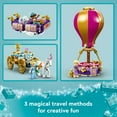 thumbnail image 6 of LEGO Disney Princess Enchanted Journey 43216 Building Set - 3in1 Playset with Cinderella, Jasmine, Rapunzel Mini Dolls, Toy Horse & Carriage, Hot Air Balloon, Gift for Girls, Boys, and Kids Ages 6+, 6 of 8
