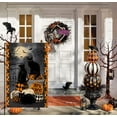 thumbnail image 2 of Shmbada Halloween Cat Garden Flag 12x18 Vertical Double Sided Trick or Treat Pumpkin Fall Holiday Outside Decorations Burlap Yard Flag, 2 of 7