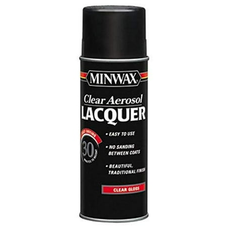 Minwax 152000000 Brushing Lacquer, Gloss, Clear, 12 oz, (1 Piece, 1 Pack)