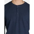 thumbnail image 4 of George Men’s and Big Men’s Thermal Henley T-Shirt with Long Sleeves, Sizes XS-3XLT, 4 of 5