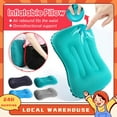 thumbnail image 2 of 【🇲🇾Stock】Travel Air Neck Pillow Lightweight Camping Inflatable Outdoor Office Sleeping Portable Elastic Fabric Bantal 43*28*12CM, 2 of 25