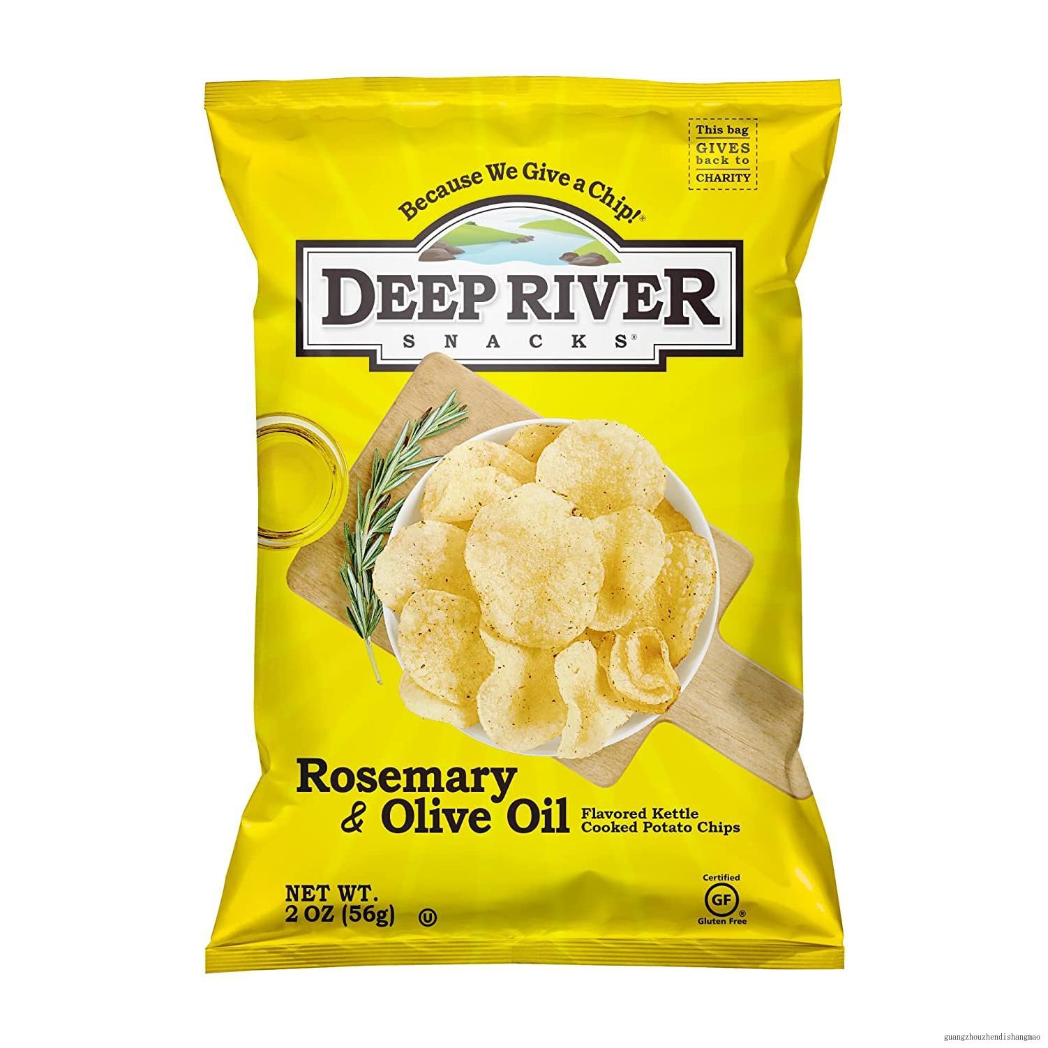 Kettle Chips, Rosemary & Olive Oil, 2Ounce Bags (Pack Of 24)