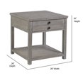 thumbnail image 3 of Palmetto Home Studio 20 Table d'Appoint Moderne en Pin Massif et Bois Gris, 3 of 3