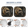 thumbnail image 6 of Bingfone Vintage Metal Dragon Windshield Sun Shade 2-Piece Foldable Car Front Window Sunshade for Most Sedans SUV Truck - Small, 6 of 7
