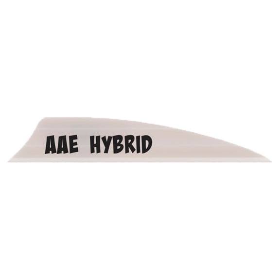 AAE Hybrid 2.0 Shield Cut Vanes, Gray, 50 Pack