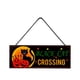 thumbnail image 2 of Matsuzay Decoraciones de Halloween Colgante de para el hogar Letrero de Halloween o trato Letrero colgante de puerta con luz Led Decoración Kits de decoración para fiestas Matsuzay HA007782-00, 2 of 6