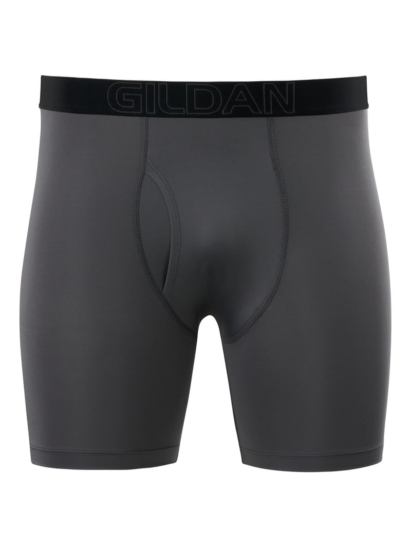 Gildan Performance Men's EZ Breeze Boxer Brief Underpants, 6-Pack