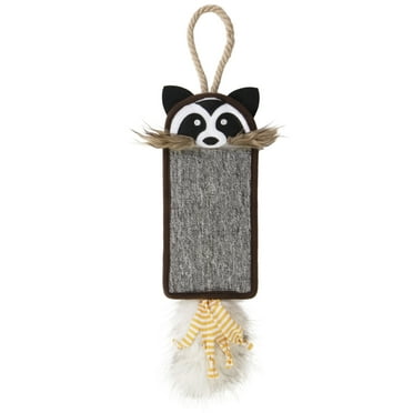 SmartyKat Rowdy Rascal Hanging Carpet Cat Scratch Pad & Electronic Sound Plush Cat Toy