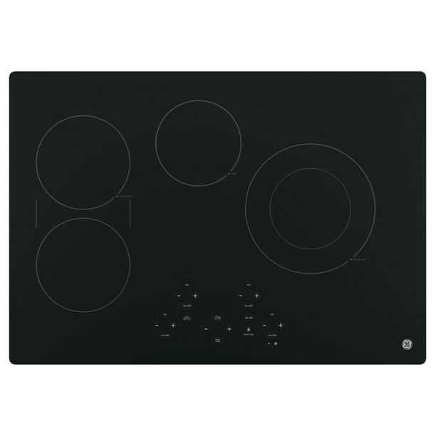 GE Appliances JP5030DJBB 30 Inch Electric Smoothtop Cooktop Black