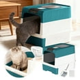 thumbnail image 1 of BotaniNest Cat Litter With Drawer PP Cat Litter With Filter And Shovel Enclosed Hygiene, 1 of 5
