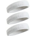 thumbnail image 1 of Bandas para el sudor Diadema deportiva para hombres y mujeres - Banda para el sudor de tela de rizo de algodón atlético que absorbe la humedad para tenis, baloncesto, correr, gimnasio, hacer, 1 of 1