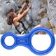 thumbnail image 2 of Equipo de escalada al aire libre 35KN ocho anillo velocidad caída dispositivo escalada mosquetón (azul), 2 of 8
