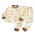 thumbnail image 3 of Asxite Toddler Fall Outfits Solid Crewneck Top Jogger Pants Casual Breathable 2 Piece Set 5T, 3 of 6