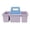 Blue/Lavendar, variant on Pen+Gear Plastic 2-in-1 Supply Caddy Desk Organizer in Pink and Orange