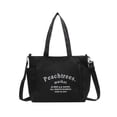 thumbnail image 4 of Bolso de hombro para mujer, elegante bolso de mano para fiesta, colega, estudiante. Negro, 4 of 9