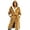 Ginger, variant on Plush Women Robe with Hood Polka Dot Soft Fleece Womens Bathrobes Long with Pockets & Tie Belt Contrast Trim Warm Fall Winter Spa Loungewear Sleeping Robe Black M
