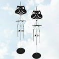 thumbnail image 6 of Raindrops 2Pcs Metal Owl Shape Owl Metal Wind Chimes for Home and Garden, 6 of 8