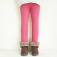 thumbnail image 4 of Girls Pants Size 7Kids Girls' Lined Leggings Winter Cotton Thick Stretchy Pants Warm Winter Pants Pink, 110, 4 of 7