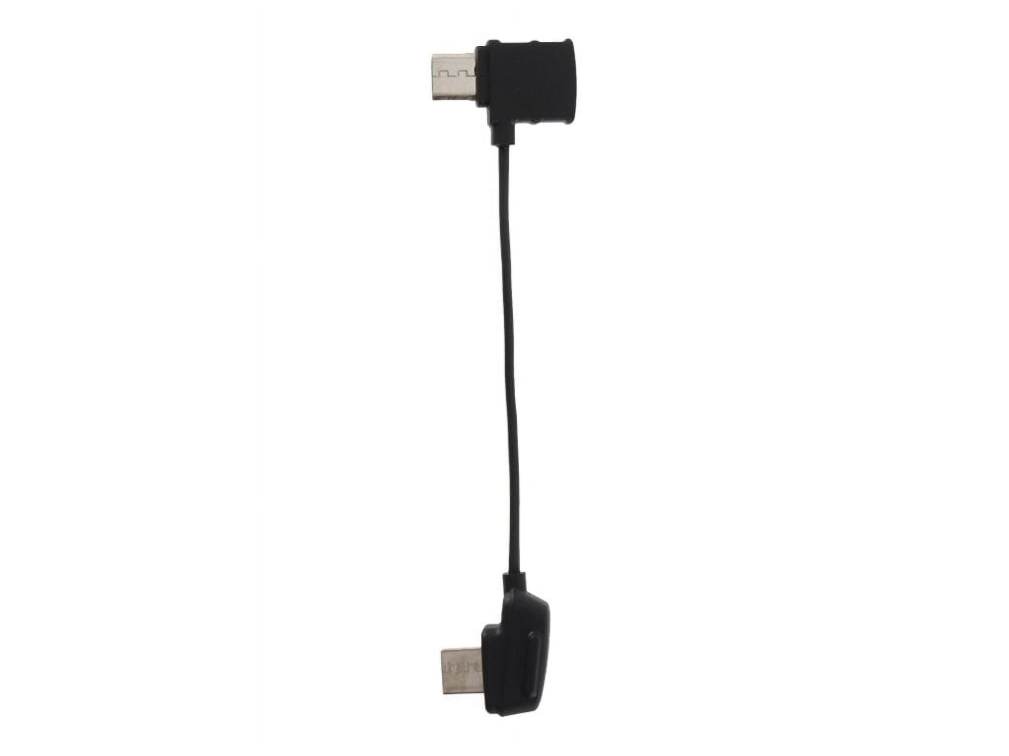 2-Pack Type-C To Micro USB Cable For DJI Drone Remote (16cm) - Compatible With Mavic Mini/Pro/Air