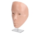 thumbnail image 1 of 5D Full Face Silicone Makeup Mannequin, Mimics Human Skin, Full Face Practice, For Makeup Beginners, 1 of 8