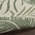 thumbnail image 3 of Nourison Garden Oasis 2' x 4' Ivory Green Outdoor Rug, 3 of 10