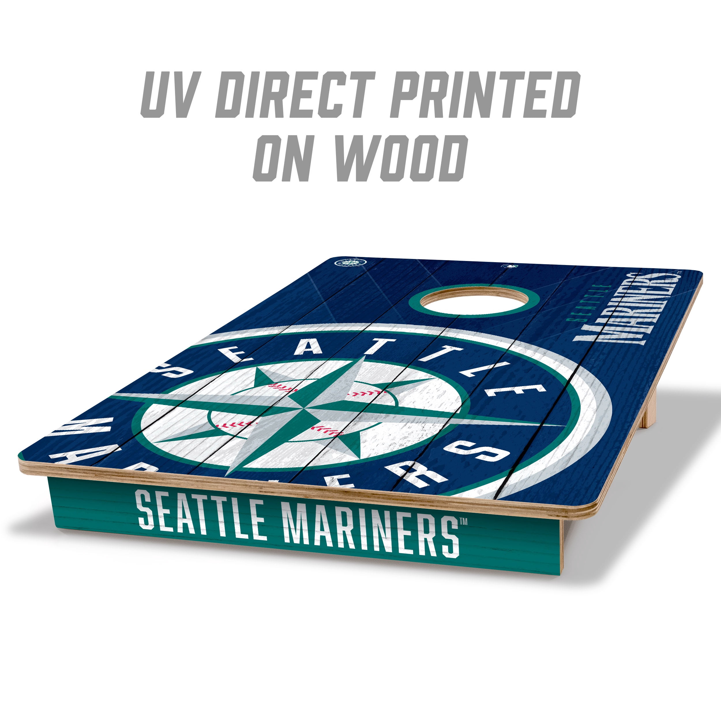 YouTheFan MLB Seattle Mariners 2' x 3' Cornhole Game No Bags