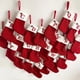 thumbnail image 2 of Calcetines de Feliz Navidad con letras del alfabeto, Medias Rojas de copo de nieve, colgante de árbol de Navidad, decoraciones para el hogar, regalo de Navidad, 2 of 4