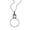white, variant on YYKihy Magnifying Glass Necklace Magnifying Glass Pendant Necklace Retro Reading Magnifying Glass Magnifying Glass Suitable For Books Newspapers Reading Crafts Needlework