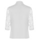 thumbnail image 5 of Chaquetas y abrigos casuales sin capucha de manga larga para mujer, traje pequeño versátil de color sólido con encaje, camisa ahuecada, chaqueta casual de manga larga, top de poliéster para mujer, 5 of 5