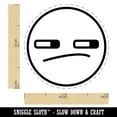 thumbnail image 2 of Kawaii Cute Face Suspicious Self-Inking Rubber Stamp Ink Stamper - Black Ink - Mini 1/2 Inch, 2 of 7