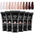 thumbnail image 1 of Set de gel de uñas Poly Modelones, 6 colores, tonos de piel nude, 90 ml, 1 of 8