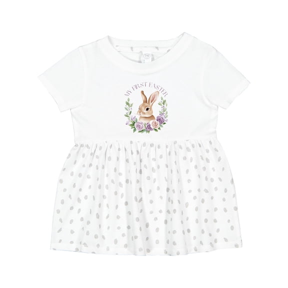 Inktastic My First Easter Bunny Girls Baby Dress