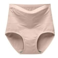 thumbnail image 3 of ZZwxWA Women's Panties Belly Control Underwear with Full Coverage Design, High Waist Soft Briefs for Body Shaper, 3 of 6