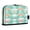 Pastel Green and Peach Bows, variant on Standing Pencil Case with Base Large Capacity Stationery Pouch Pen Bag with Zipper for Women Men Green and Mint Bows