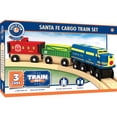 thumbnail image 2 of MasterPieces Wood Train Sets - Lionel Santa Fe Cargo 3 Piece Train Set, 2 of 6