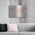 thumbnail image 6 of Luxe Metal Art 'Across the World Shes Going Places Pink' by Sue Schlabach, Metal Wall Art, 36"x24", 6 of 9