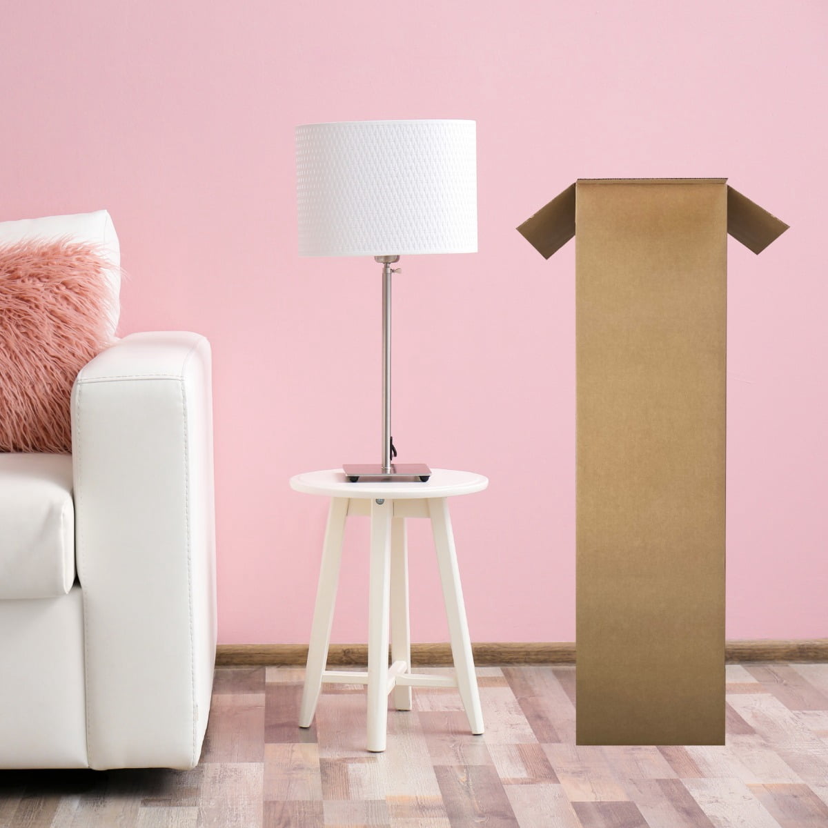 UBMOVE Pack of 5 Tall Lamp Moving Boxes Size 12" x 12" x 48"