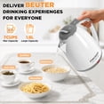 thumbnail image 4 of PANCERKA Electric Kettle, 1.8L Tea Kettle for Coffee or Tea, Fast Boiling, Auto Shut-off, White, 4 of 11