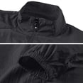thumbnail image 6 of UPF 50+ Lightweight Sun Protection Jacket for Men - Breathable Quick-Dry Windbreaker with Stand Collar - Packable Outdoor Fishing & Hiking Coat Black XXL, 6 of 6