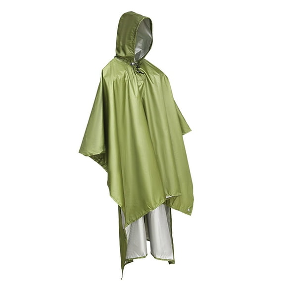 Poncho de Lluvia DYNWAVEMX Verde para Adultos Unisex
