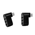 thumbnail image 1 of 2PCS Negro USB 2.0 Adaptador de transferencia de datos del divisor de concentrador giratorio de Soledad adaptador de divisor usb, 1 of 10